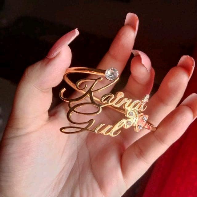 Customized Name Bangle😍😍🥳🥳 😍 اپنی مرضی کا نام بنواۓ