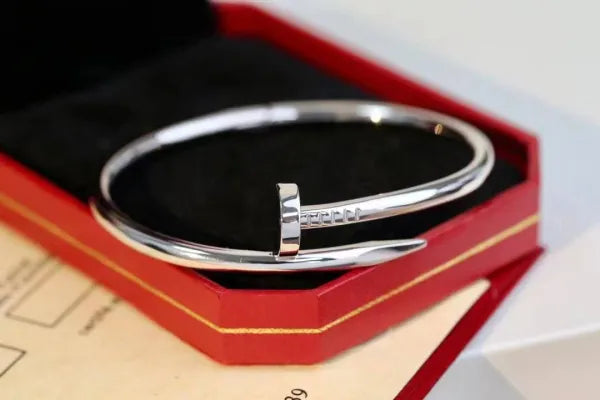 Cartier Nail Stainless Steel Bracelet – Available in Silver and Gold