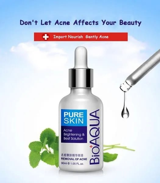 Bioaqua Anti-Acne Serum Removal Of Acne Essence Liquid 30ML