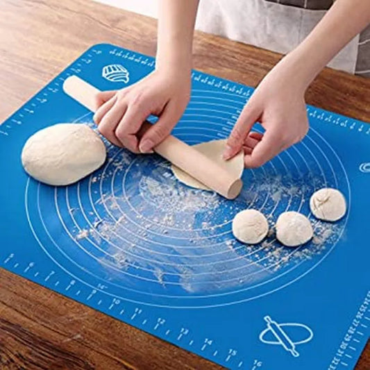 Silicone Baking Roti Mat for Pastry & Roti Rolling Extra Large with Measurements