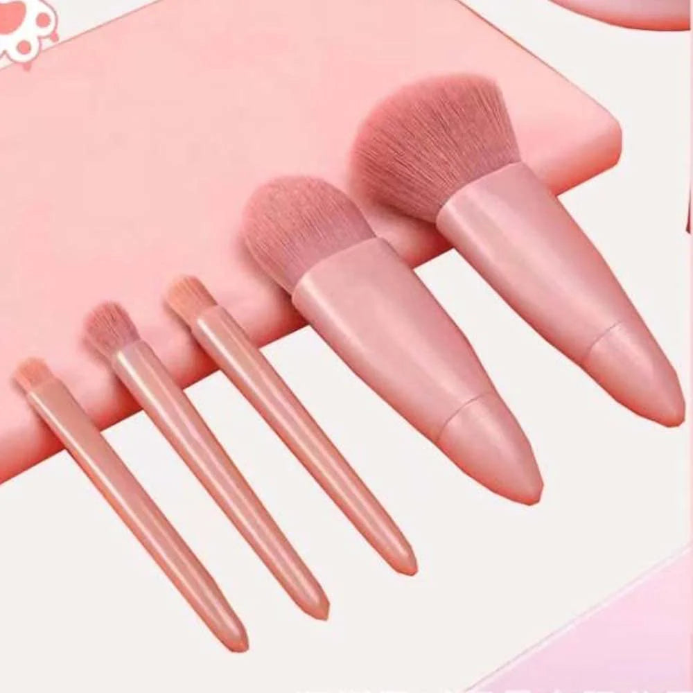 5 Pieces Mini Brush Set - taken Travel Makeup Brush Set