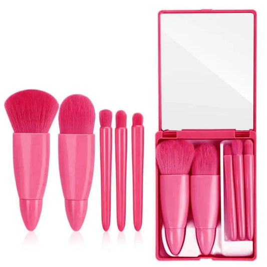 5 Pieces Mini Brush Set - taken Travel Makeup Brush Set