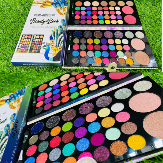 ROMANTIC COLOUR BEAUTY BOOK STANDARD SIZE FULL MAKEUP KIT