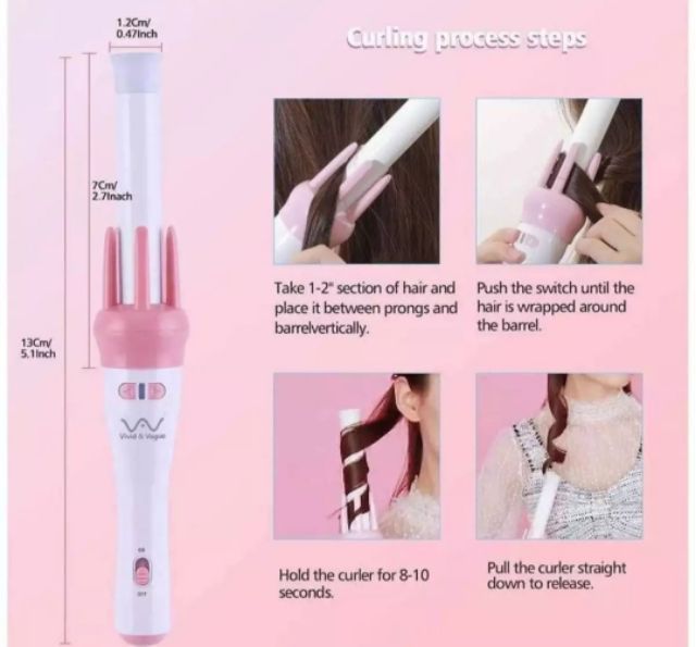 Automatic Rotating Hair Curler Hair Styling Roller