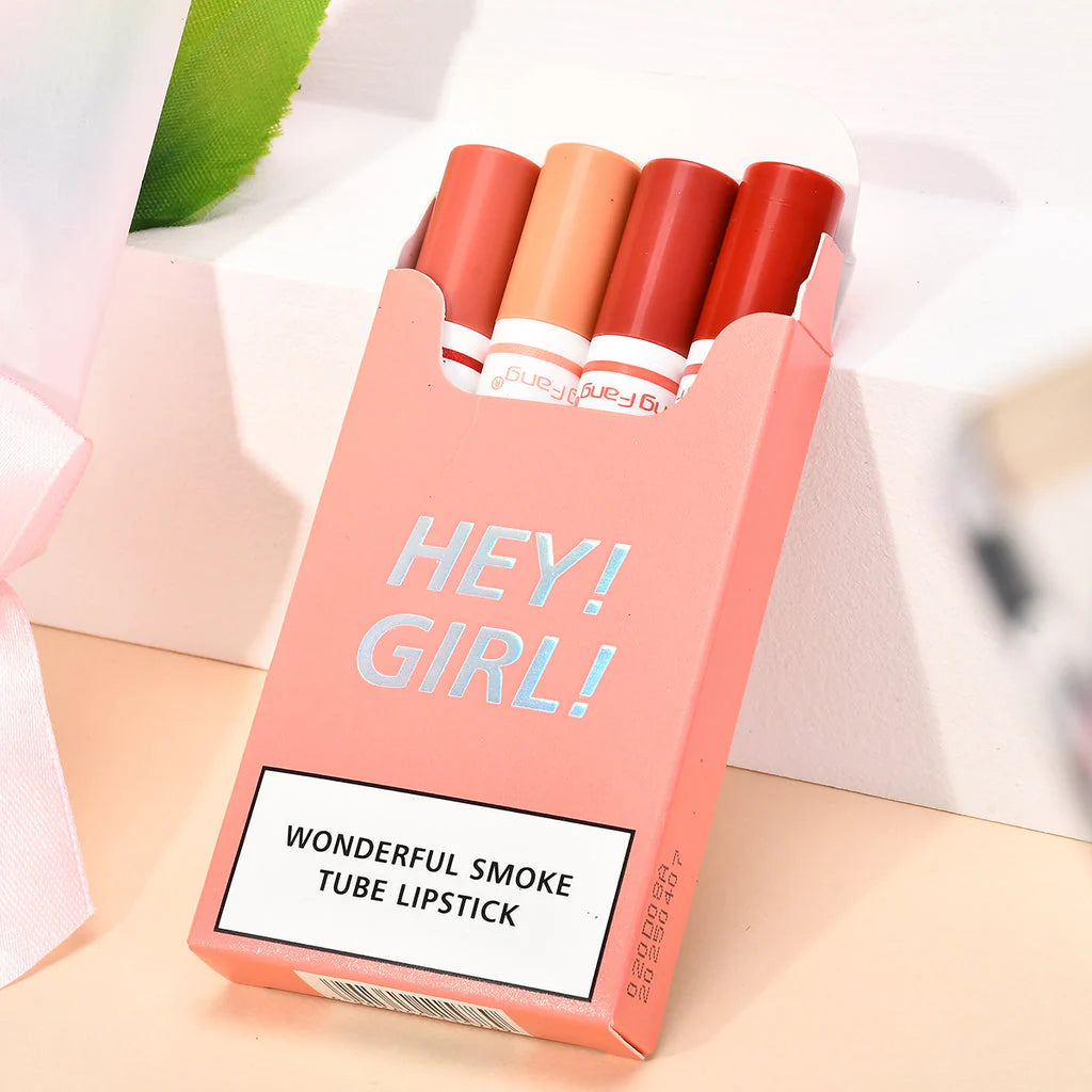 HEY Girl Cigarette Lipstick Set (4 in 1)