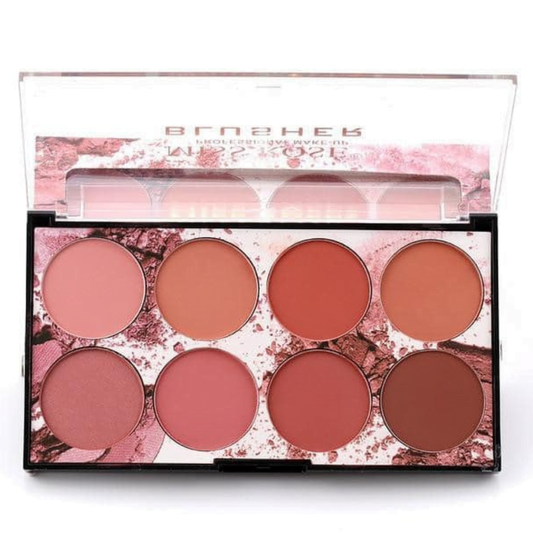 Miss Rose Pallet With 8 Blush Colors