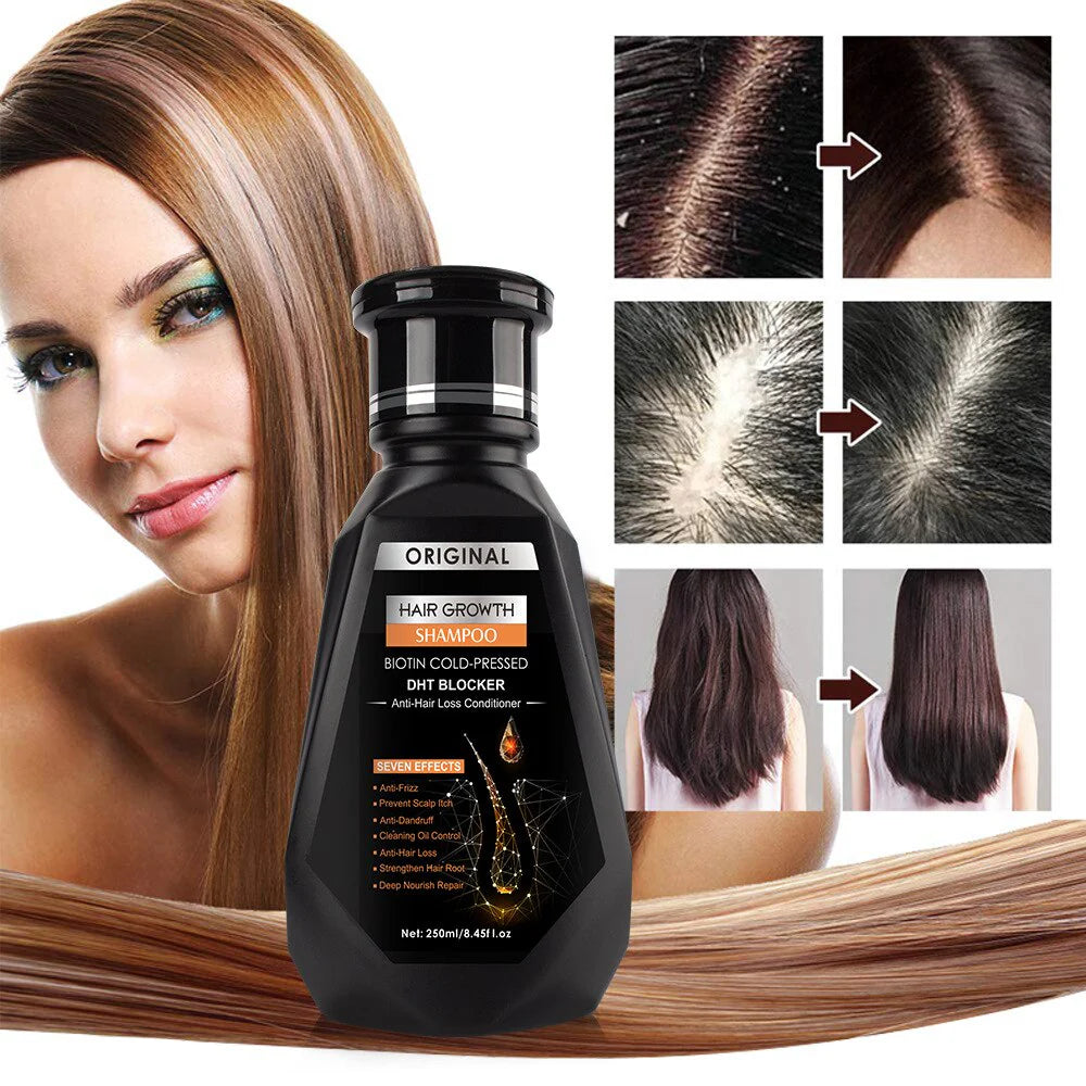 Biotin Cold Pressed Original Anti Hair Loss Oil & Shampoo