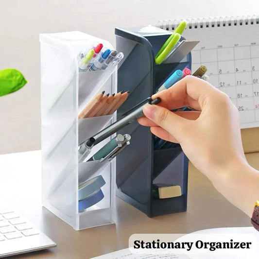 Table Vertical 4 Portion Stationary Organizer