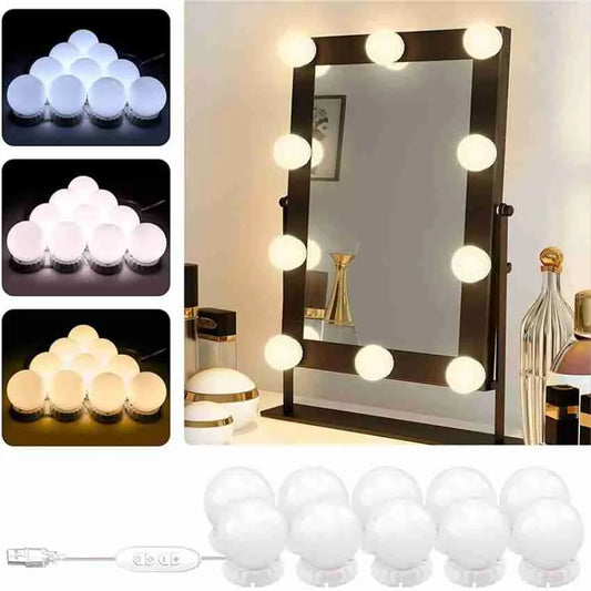 Vanity LED Mirror Lights with 10 light bulbs