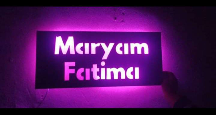 Design Your Own Customized LED Name Wall Frame