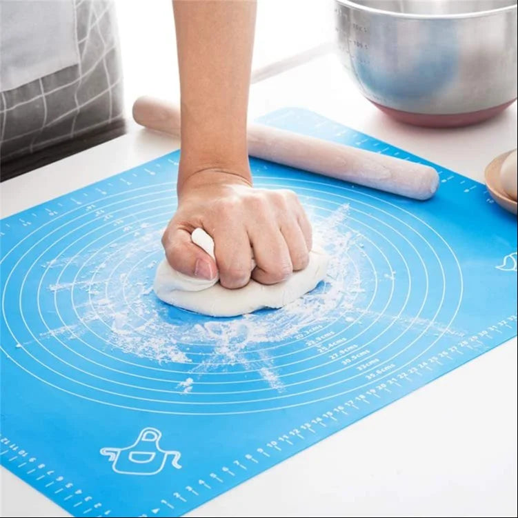 Silicone Baking Roti Mat for Pastry & Roti Rolling Extra Large with Measurements