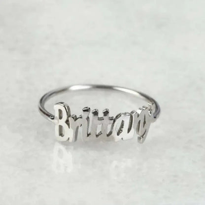 Customize Name Ring